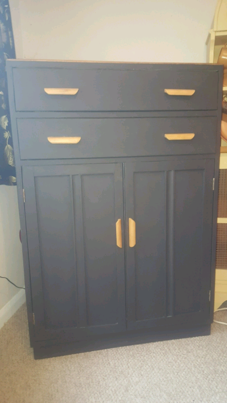 Grey Painted Tallboy Wardrobe In Bournemouth Dorset Gumtree