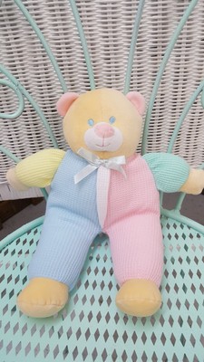 New Pastel Thermal MY FIRST TEDDY BEAR Plush Baby Stuffed Animal 
