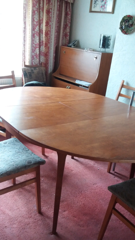Teak Extendable Table & 6 Chairs | in York, North ...