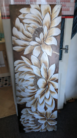 Large canvas flower picture