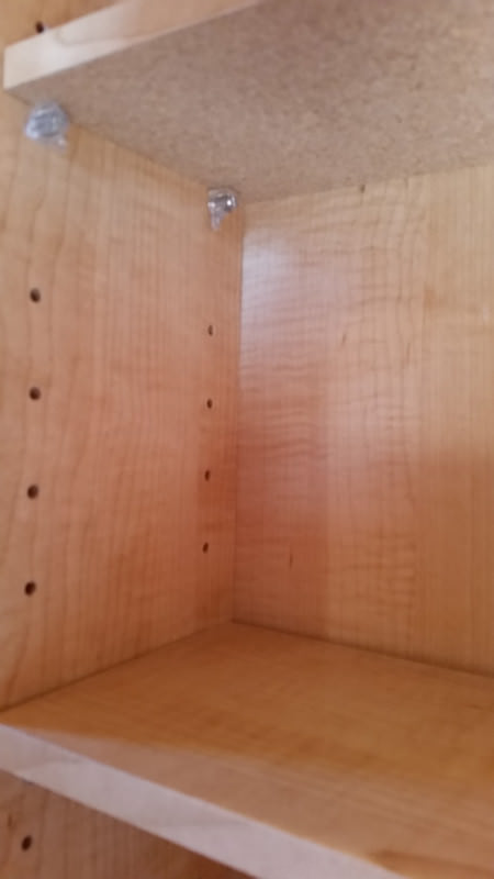 dvd  cd bookcase storage oak with particle board 4 adjustable shelves organizer