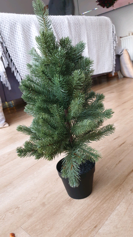 Artificial potted in/outdoor Christmas Tree Green 50cm | in Four Winds, Belfast | Gumtree