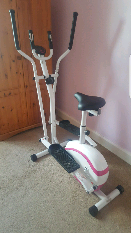 2 in 1 cross trainer exercise bike