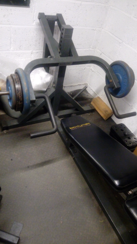 Bodymax Cf666 Lever Bench Press Standard Weight Benches Weight