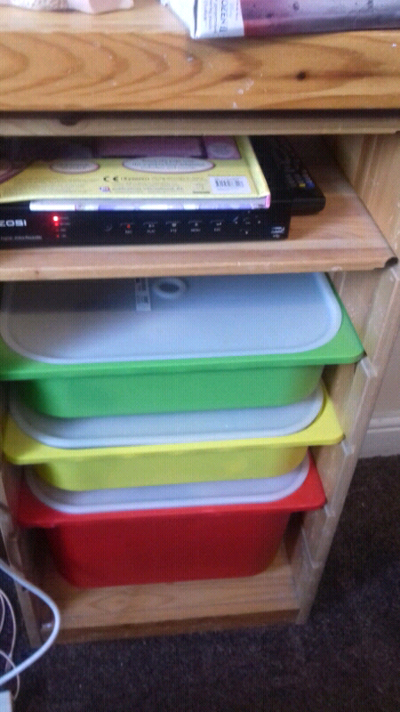 Ikea trofast storage unit with plastic trays in Stanley Ikea trofast storage unit with plastic trays in Stanley