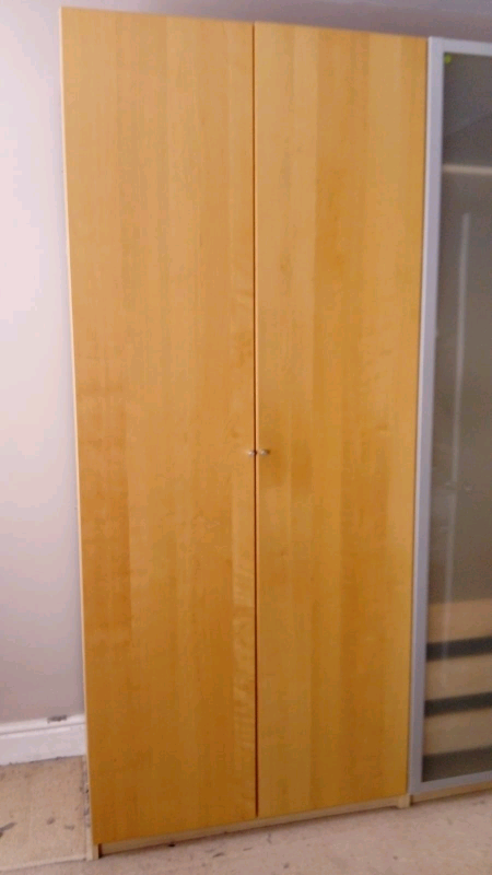 Ikea Beech Pax Wardrobe Free Local Delivery In St