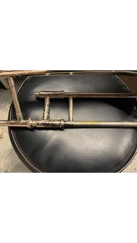 *VINTAGE  OLDS SPECIAL TROMBONE F E OLDS AND SON FULlERTON CALIF.768875