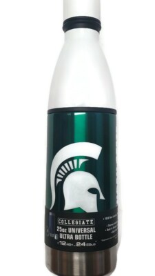 Michigan State Spartans Universal Ultra Water Drink Bottle Stainless Steel 25oz