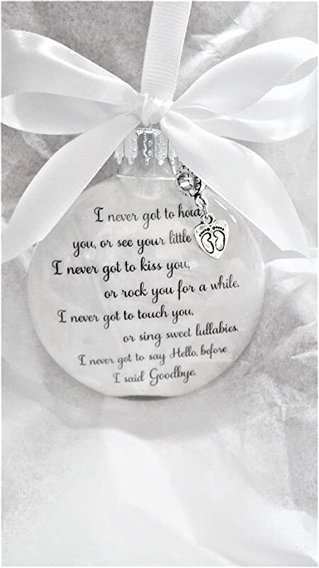 Miscarriage Memorial Christmas Ornament Pregnancy Loss Sympathy Gift Baby Loss