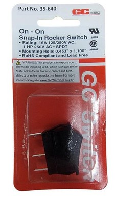 Rocker Switch SPDT On-On 16A