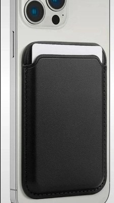 Fidwall Magsafe Wallet for iPhone & other MagSafe Compatible Phones (Black)