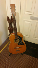 Genuine Angelica 12 string guitar serial no. A626.. 