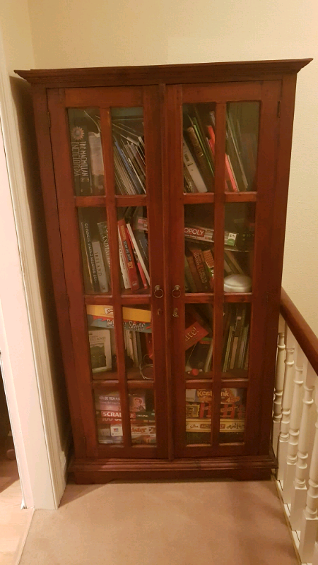 Ornate dark wood bookcase in County Antrim Gumtree