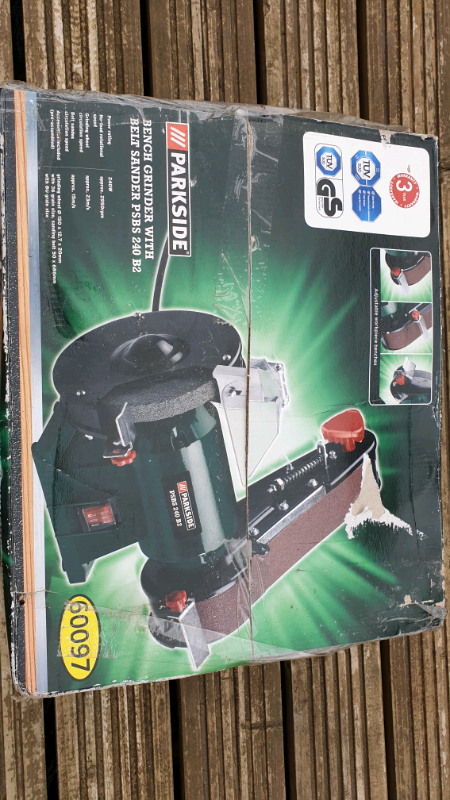 Brand New Parkside 2 In 1 Bench Grinder With Belt Sander In