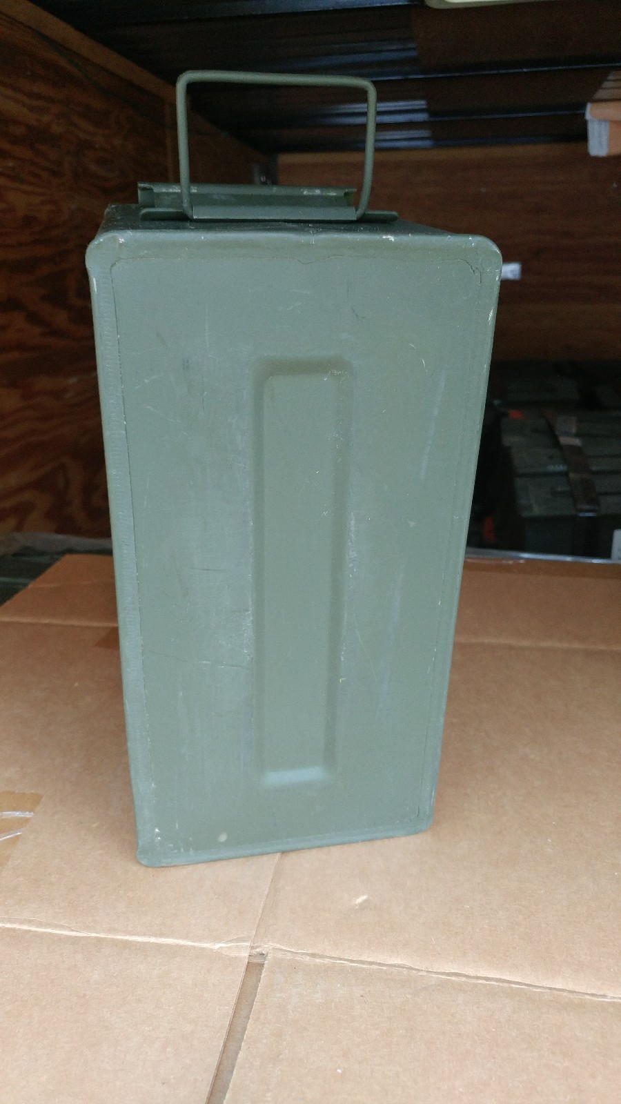 50 CALIBER US MILITARY ISSUE (M2A1)  AMMO CAN BOX (empty).