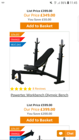 Powertec Bench For Sale Gumtree