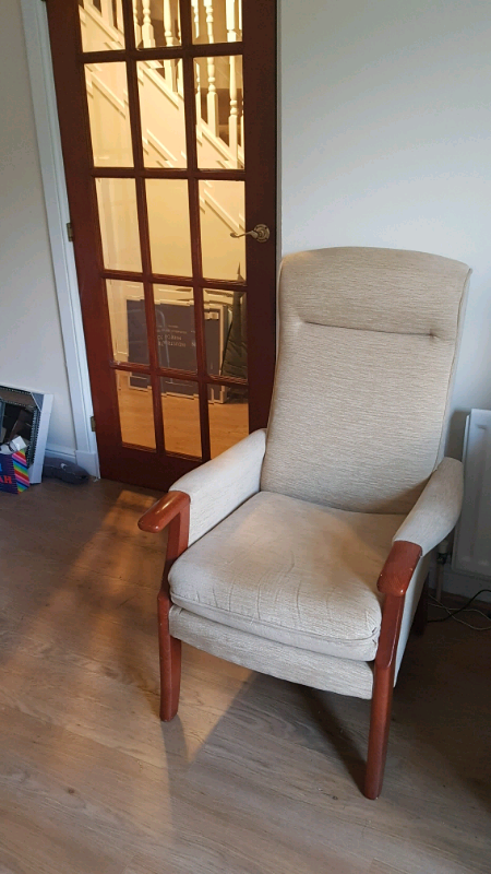 Vintage Retro Style High Back Armchair Fireside Bedroom Chair In Cardonald Glasgow Gumtree