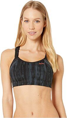 

Женский бюстгальтер Brooks Rebound Racer, черный жаккард, Black jacquard