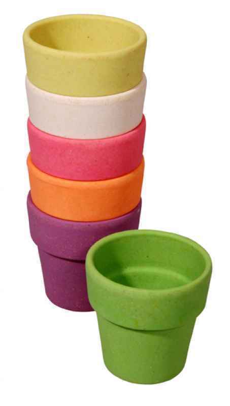 6er Set stapelbare Eierbecher  - Campinggeschirr - Zuperzozial - lebensmittel...