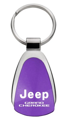 Jeep Grand Cherokee Tear Drop Key Ring (Purple)