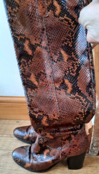 copperhead snakeskin boots