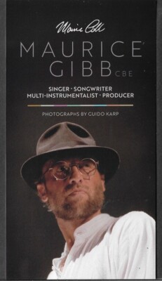 MAURICE GIBB BEE GEES MNH SPECIAL STAMPS SHEET + FOLDER 2024 I.O.MAN MUSIC POP