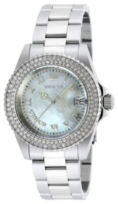 Женские часы Invicta Angel MOP с циферблатом из нержавеющей стали 19873