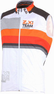 Ziener Herren Rad Vest Aneto ZXi 50 Orange White Top Men Cycle Race 3 K Weiß