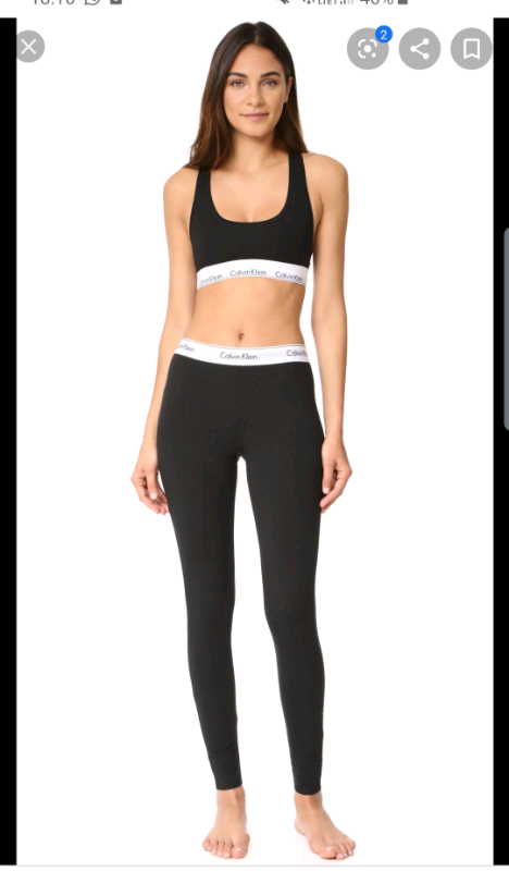 Calvin Klein Leggings And Sports Bra 