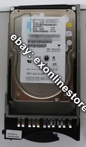 90P1305 - 73GB 10 000 rpm Ultra320 SCSI hot-swap SSL hard drive (FRU: 90P1309)