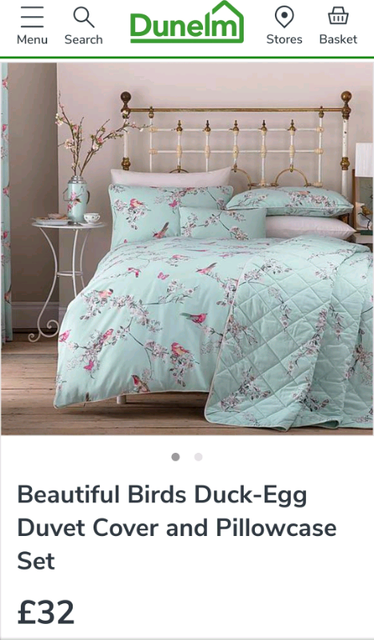 Beautiful Birds Kingsize Duvet Cover Set In Timperley Manchester