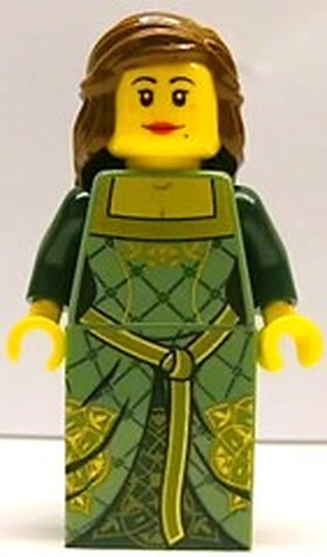 LEGO Brand Store Female, Green Princess (no back (tls072)