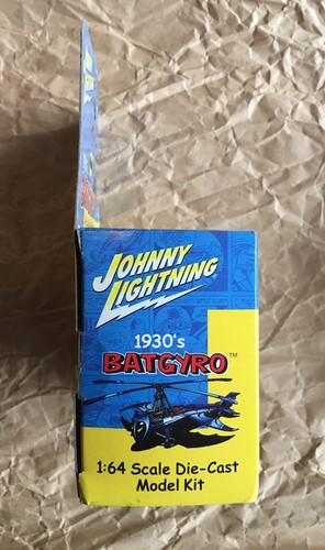Two (2) Johnny Lightning 1:64  Model Kits 1930's Batgyro & 1960's Batboat, 2002