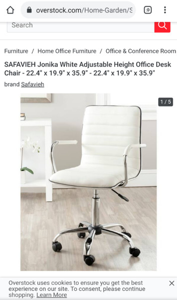 White Desk Chair | Chairs & Recliners | Victoria | Kijiji