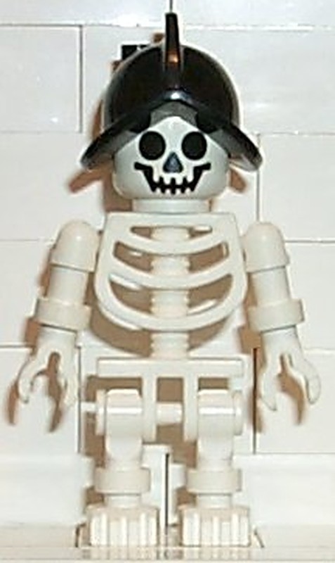 Skeleton - Standard Skull, Floppy Arms, Black (gen011)