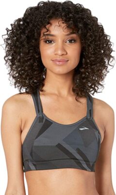 

Женский бюстгальтер Brooks Rebound Racer, жаккардовый цвет Asphalt Eclipse, Asphalt eclipse jacquard