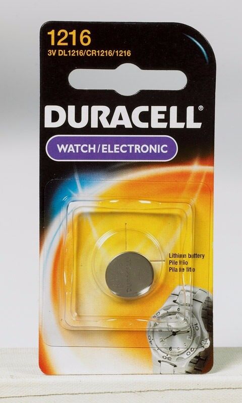 DURACELL 1216 Button Coin Battery Lithium 3 volt DL1216 CR1216...