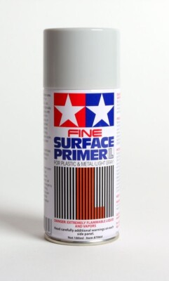 Tamiya Gray Fine Surface Primer large can 6.9 oz 180ml 87064