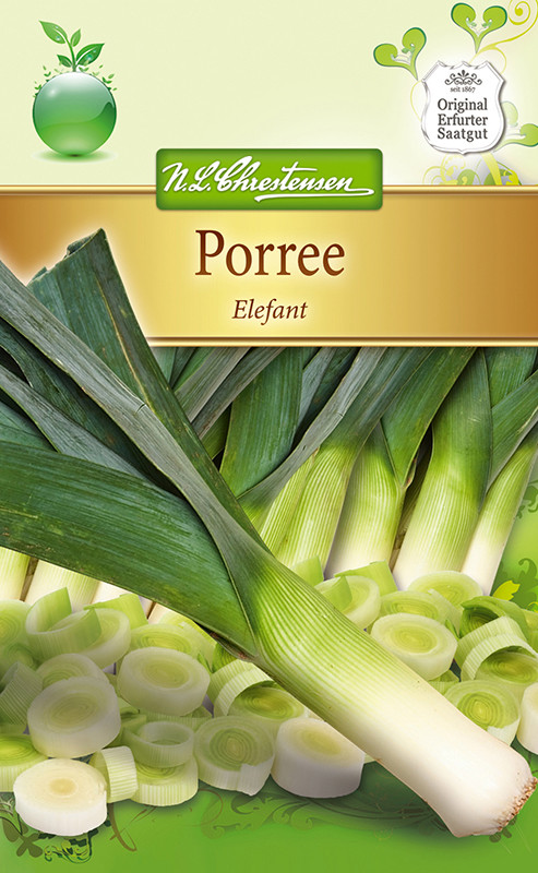 Porree 'Elefant' - Allium Porrum, FÃ¼R Die Herbsternte, Lauch, Samen, 4132