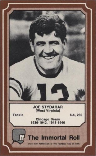 1975 Fleer Team Cloth Patch Stickers Joe Stydahar #63