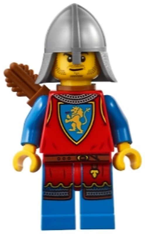 Medieval Seaside Market Lion Knight Archer - Male, Flat…
