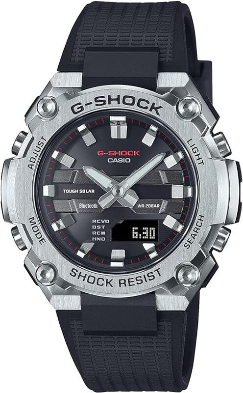 Pre-owned Casio G-shock G-steel Gst-b600-1ajf Solar Bluetooth Analog Digital Men Watch