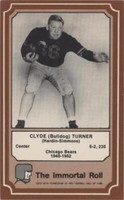 1975 Fleer Team Cloth Patch Stickers Bulldog Turner #45