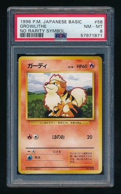 Growlithe PSA 8
