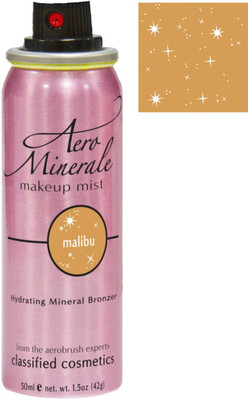 AERO MINERALE MAKEUP MIST SPRAY ON BRONZER SHIMMER Classified COSMETICS Malibu