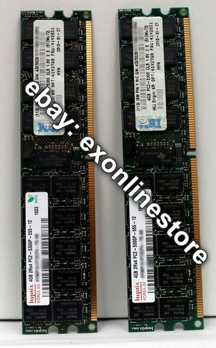 41Y2768 - 8GB (2x4GB) Dual Rank PC2-5300 667MHz Low Power Mem 2 x 41Y2851