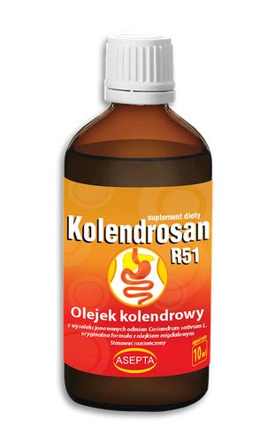ASEPTA Koriander R51 10ml - koriander en amandelolie