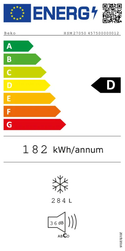EEK:D Energieeffizienzklasse D von A bis G