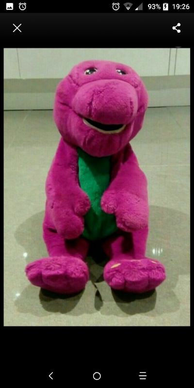 Vintage 1997 Actimates Barney Talking Singing In Leigh On Sea