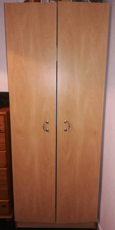 Beech Wardrobe With Top Shelf In Clapham London Gumtree